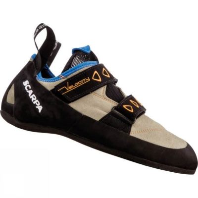 Zapatos De Escalada Scarpa Velocity V Hombre - Beige / Azules - Chile ZQX457082